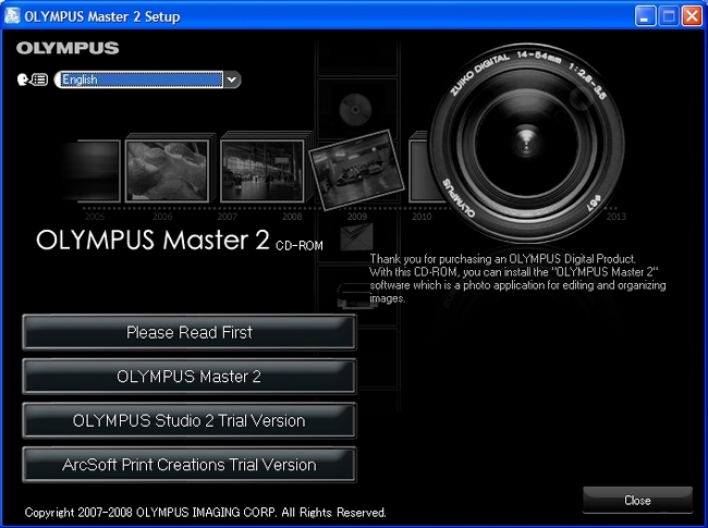 olympus master software